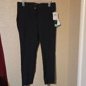 89th & Madison Black Cropped Ankle Pants